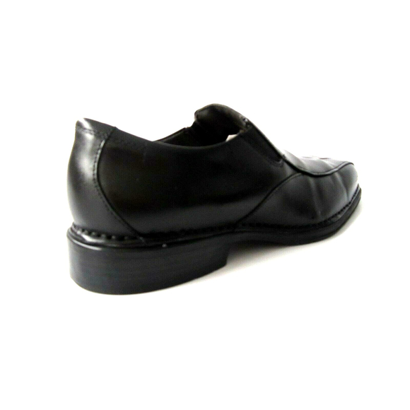 Nunn Bush Mens Size 12M Slip On Split Toe Loafers Black Leather, Gel 84040-001 - Picture 11 of 12